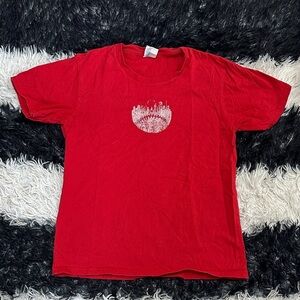 St Louis Skyline Baseball Tee, Youth Large (12)
